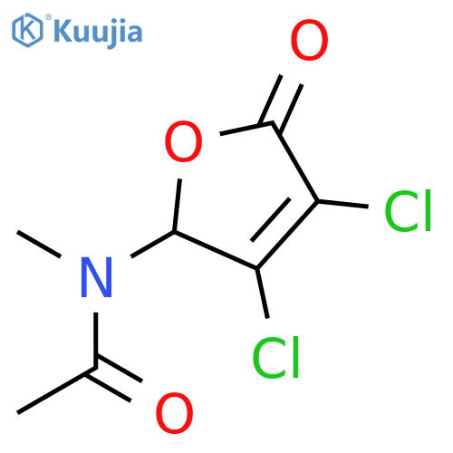 Acetamide,N-(3,4-dichloro-2,5-dihydro-5-oxo-2-furanyl)-N-methyl- structure