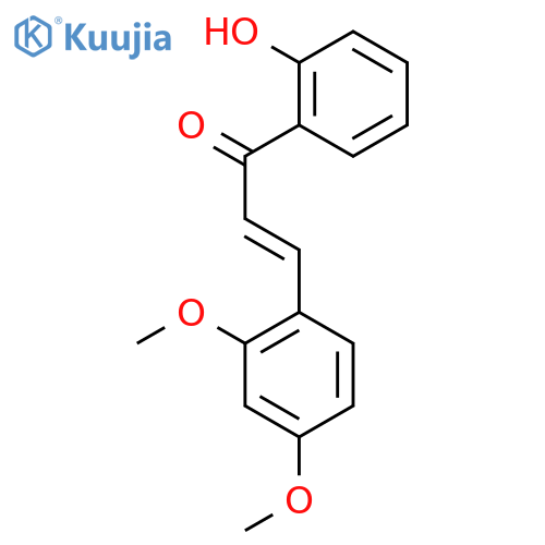 (z)-3-(2,4-dimethoxyphenyl)-1-(2-hydroxyphenyl)prop-2-en-1-one structure