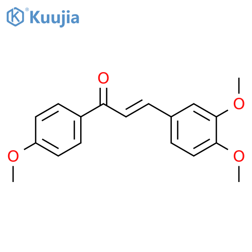 (2E)-3-(3,4-dimethoxyphenyl)-1-(4-methoxyphenyl)prop-2-en-1-one structure