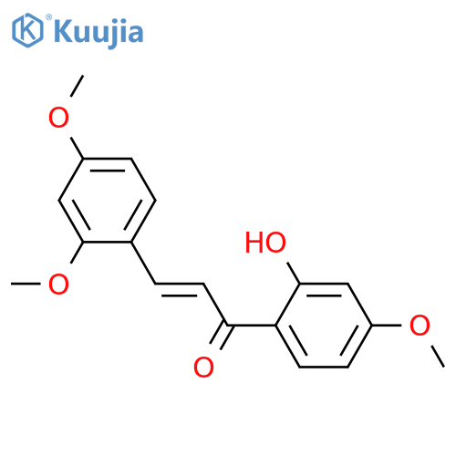 2-Propen-1-one, 3-(2,4-dimethoxyphenyl)-1-(2-hydroxy-4-methoxyphenyl)- structure