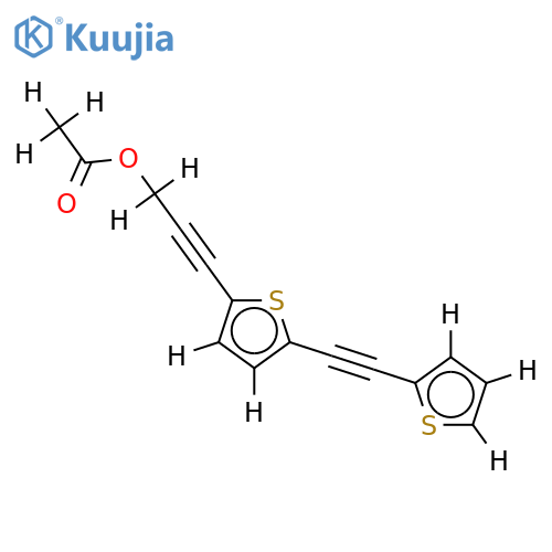Ac-3-[5-(2-Thienylethynyl)-2-thienyl]-2-propyn-1-ol structure
