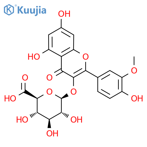 3'-O-Methyl Quercetin 3-O-β-D-Glucuronide structure