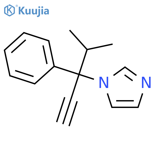 1H-Imidazole, 1-[1-(1-methylethyl)-1-phenyl-2-propynyl]- structure