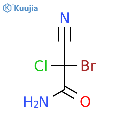 Acetamide, 2-bromo-2-chloro-2-cyano- structure