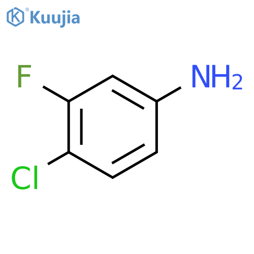 4-chloro-3-fluoro-aniline structure