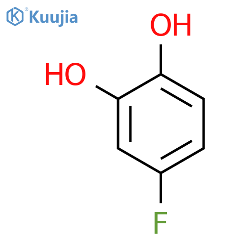 4-fluorobenzene-1,2-diol structure