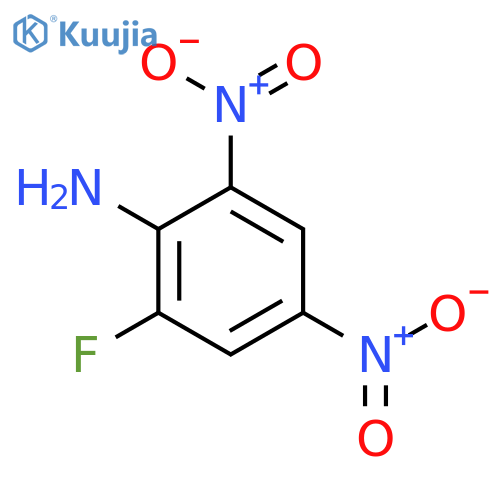 Benzenamine, 2-fluoro-4,6-dinitro- structure
