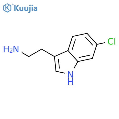 2-(6-Chloro-1H-indol-3-yl)ethanamine structure