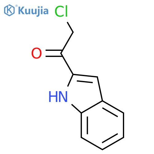 2-chloro-1-(1H-indol-2-yl)ethan-1-one structure