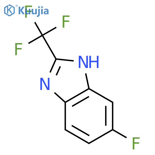 6-fluoro-2-(trifluoromethyl)-1H-Benzimidazole structure
