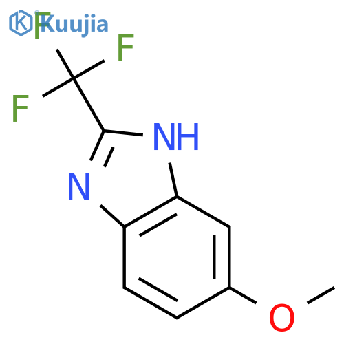 6-Methoxy-2-(trifluoromethyl)-1H-benzo[d]imidazole structure
