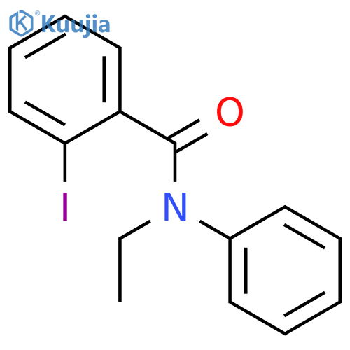Benzamide, N-ethyl-2-iodo-N-phenyl- structure