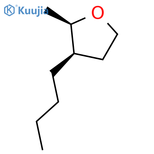 Furan, 3-butyltetrahydro-2-methyl-, (2R,3R)-rel- structure