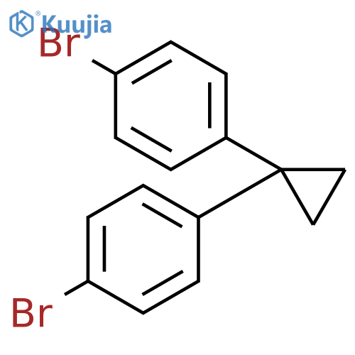Benzene, 1,1'-cyclopropylidenebis[4-bromo- structure