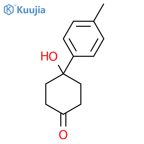 4-Hydroxy-4-p-tolyl-cyclohexanone structure