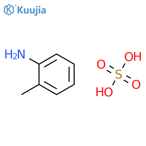Sulfuric acid--2-methylaniline (1/1) structure