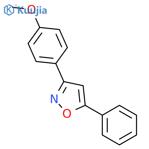 3-(4-methoxyphenyl)-5-phenyl-1,2-oxazole structure