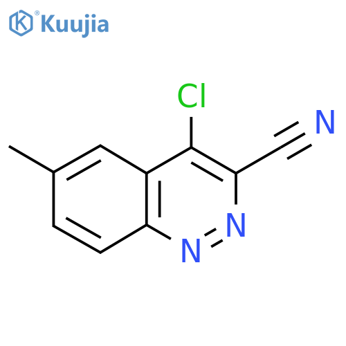 4-Chloro-6-methylcinnoline-3-carbonitrile structure