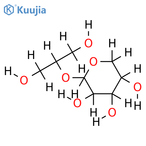 (beta,beta'-Dihydroxy-isopropyl)-beta-D-xylopyranosid structure