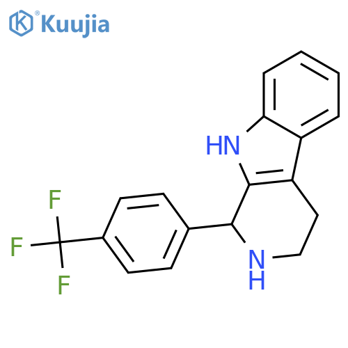1-4-(Trifluoromethyl)phenyl-2,3,4,9-tetrahydro-1H-beta-carboline Hydrochloride structure
