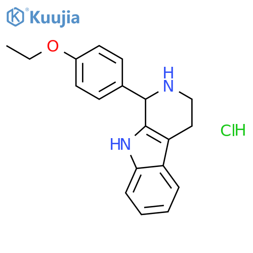 1-(4-Ethoxyphenyl)-2,3,4,9-tetrahydro-1H-beta-carboline hydrochloride structure