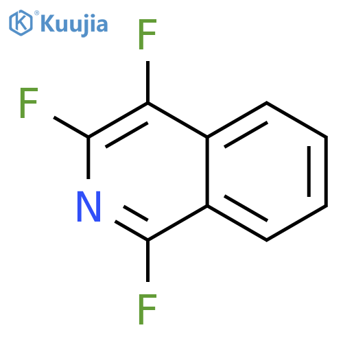Isoquinoline, 1,3,4-trifluoro- structure