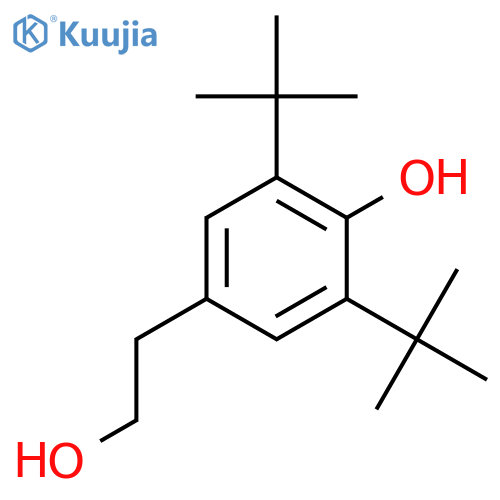 2,6-di-tert-Butyl-4-(2-hydroxyethyl)phenol structure