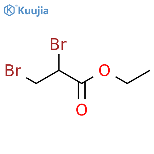 Ethyl 2,3-dibromopropionate structure