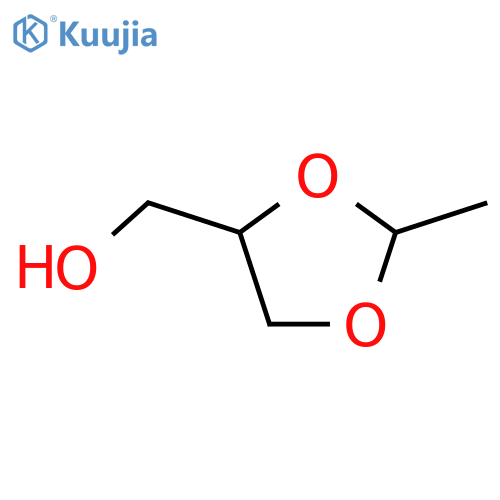 cis-4-(Hydroxymethyl)-2-methyl-1,3-dioxolane structure
