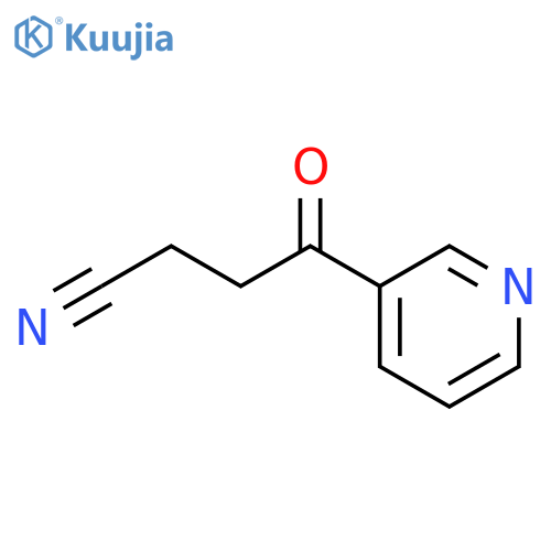 4-oxo-4-(pyridin-3-yl)butanenitrile structure