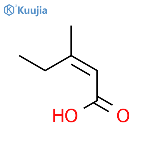 3-methylpent-2-enoic acid structure