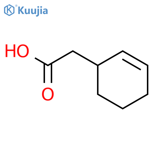 2-(cyclohex-2-en-1-yl)acetic acid structure
