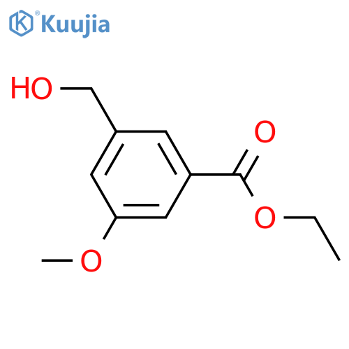 Ethyl 3-(hydroxymethyl)-5-methoxybenzoate structure