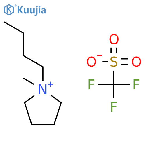 1-Butyl-1-methylpyrrolidinium trifluoromethanesulfonate structure