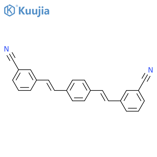 Benzonitrile,3,3'-(1,4-phenylenedi-2,1-ethenediyl)bis- (9CI) structure