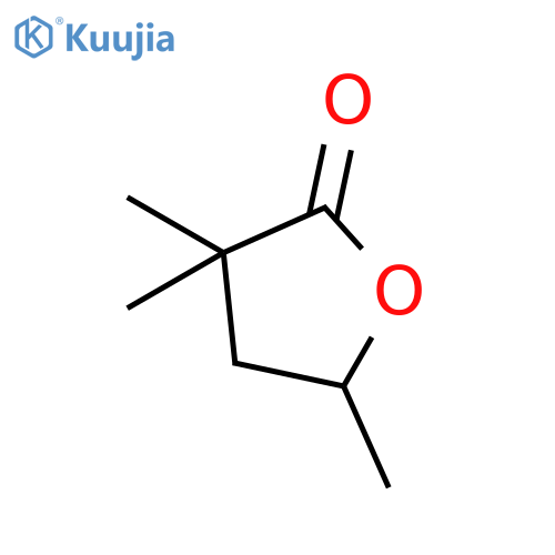 2(3H)-Furanone, dihydro-3,3,5-trimethyl- structure