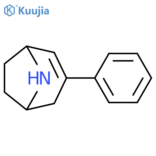 3-phenyl-8-azabicyclo3.2.1oct-2-ene structure