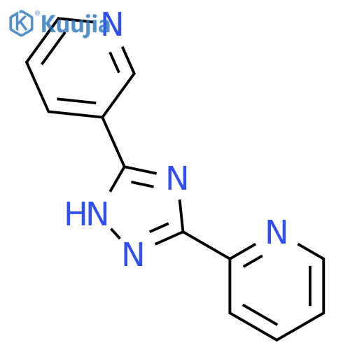 Pyridine, 2-[5-(3-pyridinyl)-1H-1,2,4-triazol-3-yl]- structure
