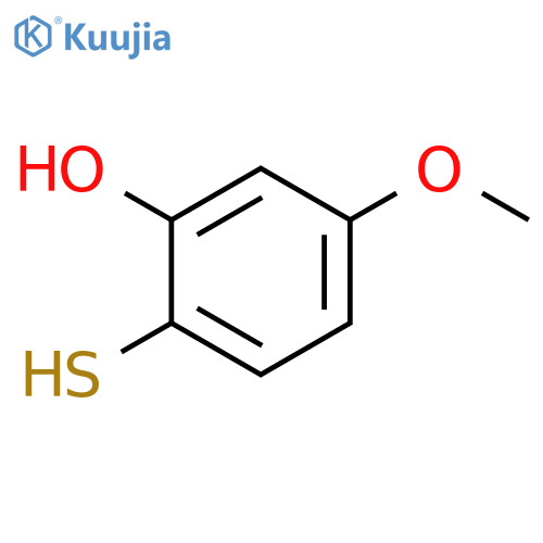 5-methoxy-2-sulfanylphenol structure