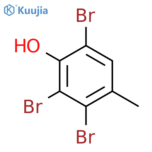 2,3,6-Tribromo-4-methylphenol structure