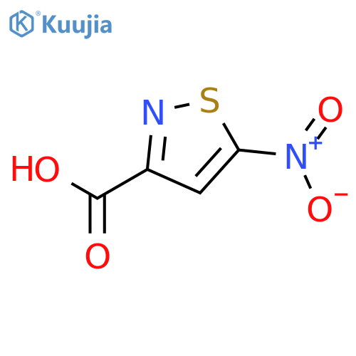 5-Nitroisothiazole-3-carboxylic acid structure