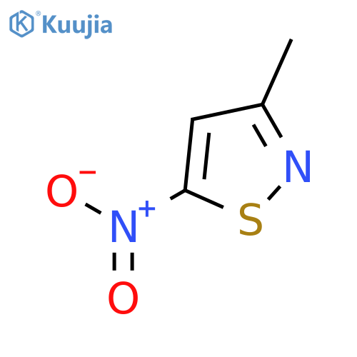 Isothiazole, 3-methyl-5-nitro- structure