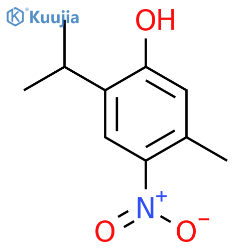2-Isopropyl-5-methyl-4-nitrophenol structure