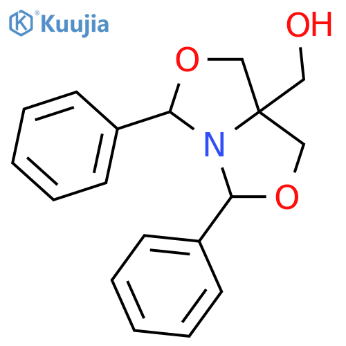 (3,5-Diphenyl-1H-1,3oxazolo3,4-c1,3oxazol-7a(7H)-yl)methanol structure