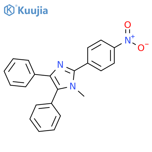 1H-Imidazole, 1-methyl-2-(4-nitrophenyl)-4,5-diphenyl- structure
