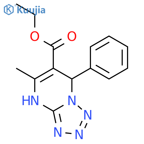 TETRAZOLO[1,5-A]PYRIMIDINE-6-CARBOXYLIC ACID, 1,7-DIHYDRO-5-METHYL-7-PHENYL-ETHYL ESTER structure