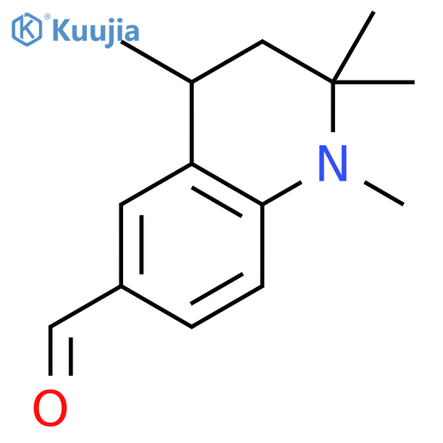 1,2,2,4-Tetramethyl-1,2,3,4-tetrahydroquinoline-6-carbaldehyde structure