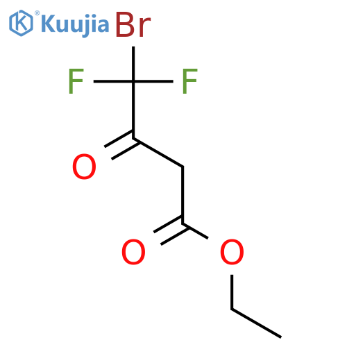 Ethyl 4-Bromo-4,4-Difluoroacetoacetate structure