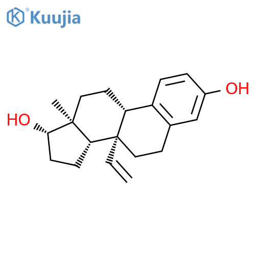 Estra-1,3,5(10)-triene-3,17-diol, 8-ethenyl-, (17b)- structure