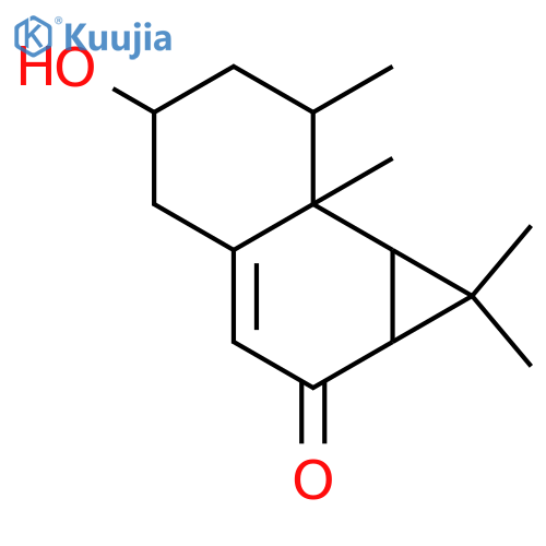 2-Hydroxy-9-aristolen-8-one; (ent-2β)-form structure